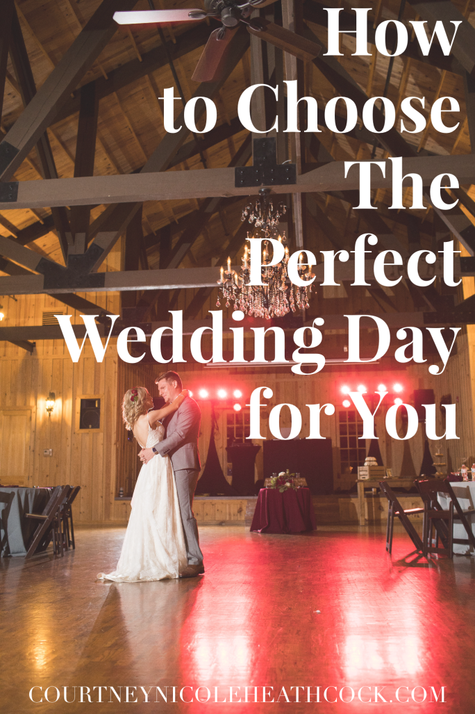How to Choose the Perfect Wedding Day for You